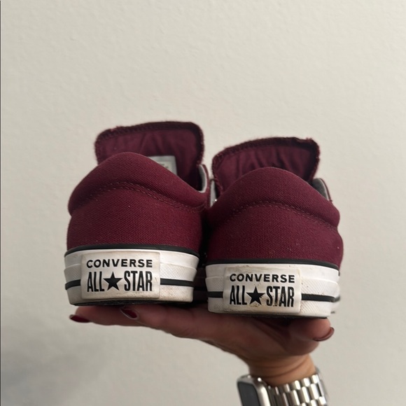 Converse Maroon Low-Top Sneakers - Picture 4 of 6